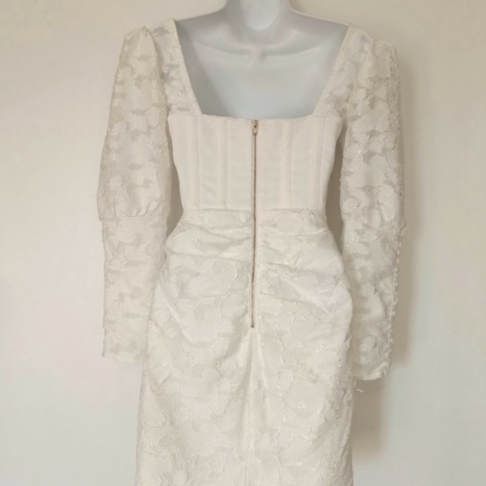 Self-Portrait White Lace Dress - Picture 6 of 6